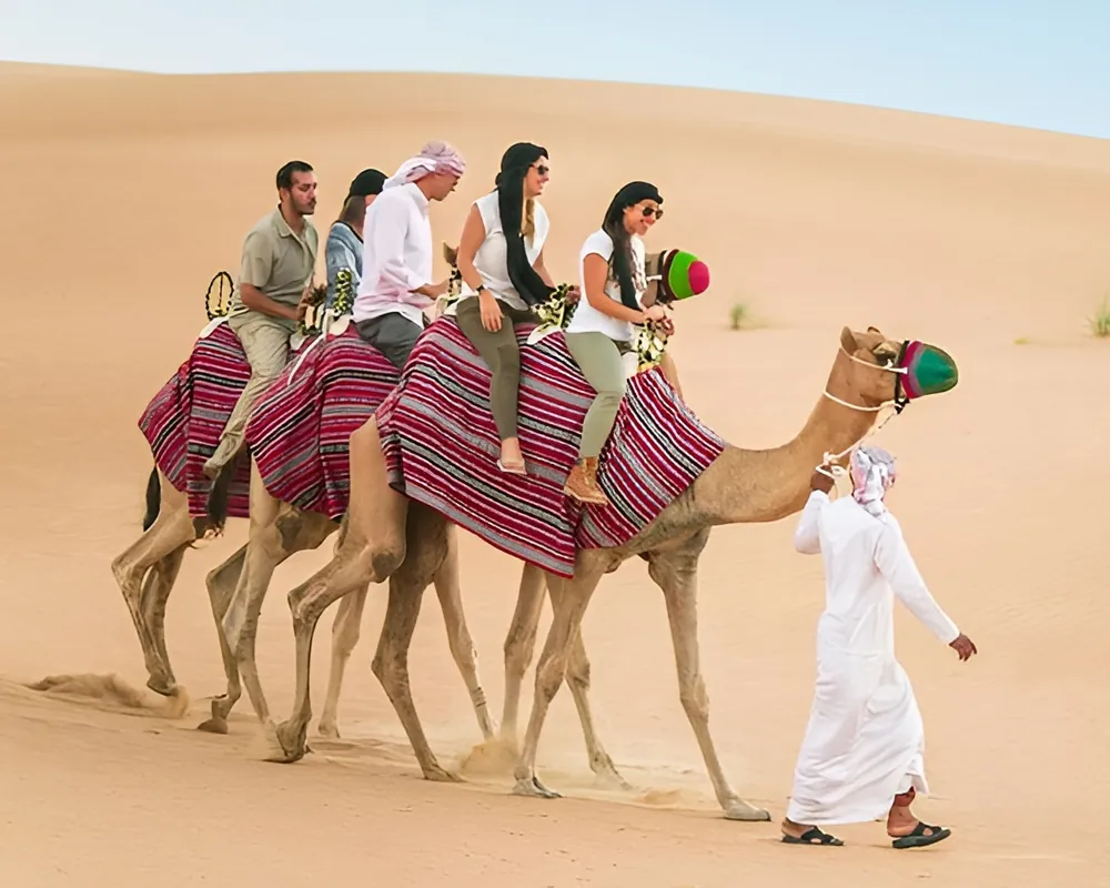 camel ridng tours in Dubai